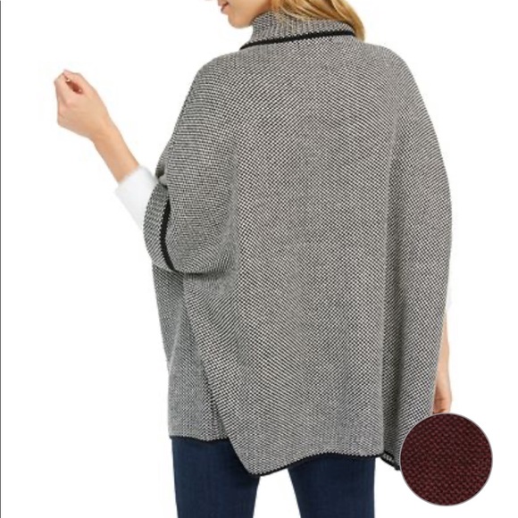 Cejon Bird's Eye Riding Cape With Welt Pockets - Picture 5 of 8